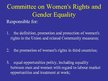 Presentations 'Women’s Rights in the European Union', 7.
