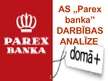 Presentations 'AS "Parex banka" darbības analīze', 1.