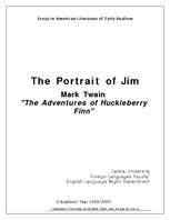 Essays 'Mark Twain "The Adventures of Huckleberry Finn"', 1.