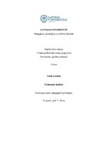 Essays 'Pedagoģiskā psiholoģija', 1.