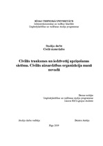 Research Papers 'Civilās trauksmes un iedzīvotāju apziņošanas sistēma. Civilās aizsardzības organ', 1.