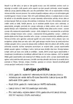 Summaries, Notes 'Latvija mūsdienu pasaulē', 2.