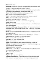 Summaries, Notes 'Business English Glossary', 14.