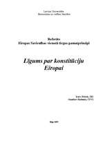 Research Papers 'Līgums par konstitūciju Eiropai', 1.