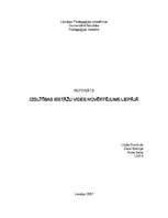 Research Papers 'Izglītības iestāžu vides novērtējums Liepājā', 1.