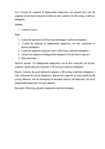 Research Papers 'Bioloģiski noārdāmu biopolimēru salīdzinājums ar komerciāliem polimēriem 3D druk', 4.