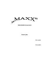 Business Plans 'Individuālais komersants "Maxx"', 1.
