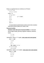 Summaries, Notes 'Svarīgākais par eksponentvienādojumiem un nevienādībām', 2.