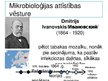 Presentations 'Mikrobioloģijas attīstības vēsture', 11.