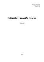 Research Papers 'Mihails Ivanovičs Gļinka', 1.