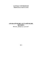 Research Papers 'Asparagīnskābe, glutamīnskābe, histidīns', 1.