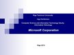 Presentations 'Microsoft Corporation', 1.