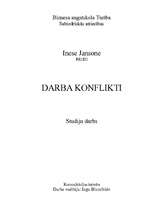 Research Papers 'Darba konflikti', 1.