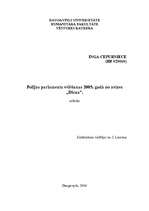 Research Papers 'Polijas parlamenta vēlēšanas 2005.gadā', 1.