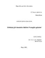 Research Papers 'Dialekts Venspils apkaimē (tāmiskais dialekts)', 1.