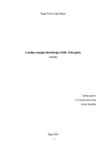 Research Papers 'Latvijas armijas likvidācija(1940.-1941.gads)', 1.