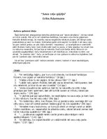 Summaries, Notes 'Savs ceļa gājējs - Ēriks Ādamsons', 1.