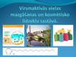 Presentations 'Virsmaktīvās vielas mazgāšanas un kosmētisko līdzekļu sastāvā', 1.