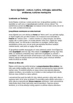 Summaries, Notes 'Seno ēģiptiešu vēsture, kultūra, mitoloģija, sabiedrība un kultūras mantojums', 1.