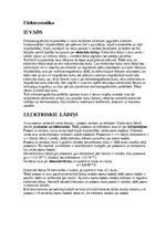 Summaries, Notes 'Elektrostatika', 1.