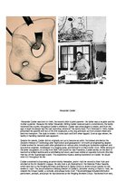 Summaries, Notes 'Alexander Calder', 1.