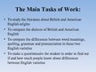 Research Papers 'Differences between British and American English', 3.