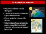 Presentations 'Globālā sasilšana un siltumnīcas efekts', 7.