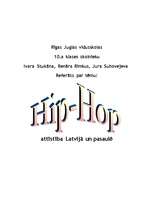 Research Papers 'Hip-hopa attīstība Latvijā un pasaulē', 1.