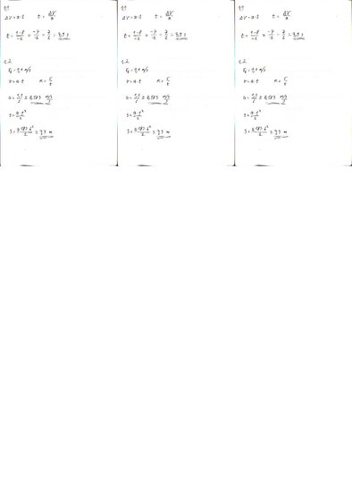 Summaries, Notes 'Fizikas uzdevumu risinājumu apkopojums. Kinemātika', 1.