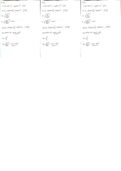 Summaries, Notes 'Fizikas uzdevumu risinājumu apkopojums. Kinemātika', 51.