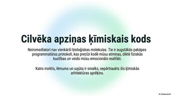 Presentations 'Smadzeņu ķīmiskā arhitektūra', 12.