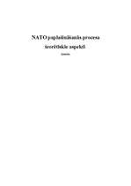 Research Papers 'NATO paplašināšanās procesa teorētiskie aspekti', 1.