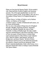 Research Papers 'Princess Diana', 5.