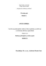 Research Papers 'Sociālās un psiholoģiskās ietekmes faktori patērētāju uzvedībā un to ievērošana ', 1.