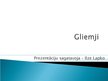 Presentations 'Gliemji, gliemeži', 1.