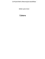 Research Papers 'Sporta vēsture Lietuvā', 1.