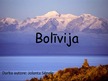 Presentations 'Bolīvija', 1.