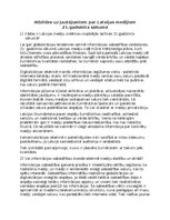 Summaries, Notes 'Atbildes uz jautājumiem par Latvijas medijiem 21.gadsimta sākumā', 1.