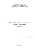 Research Papers 'Corporate Cultural Analysis of Ltd. "Veolia vides serviss"', 1.