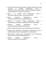 Research Papers 'Zīmolvedības veidi un metodes uzņēmumā AS "Dzintars"', 20.