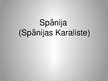 Presentations 'Spānija', 1.