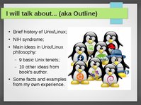Presentations 'Linux and Unix Philosophy', 2.