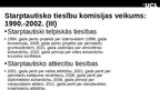 Presentations 'Starptautisko tiesību komisijas loma un starptautisko tiesību kodifikācija', 11.