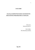 Research Papers 'Oglekļa kompozītmateriāli ekstremitāšu protezēšanā: priekšrocības un trūkumi', 1.