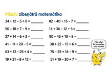 Samples 'Matemātika ar Pokēmoniem', 2.