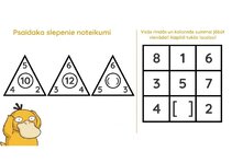 Samples 'Matemātika ar Pokēmoniem', 14.