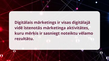 Presentations 'Digitālais mārketings', 4.