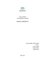 Research Papers 'Apskata Referāts', 1.