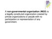 Presentations 'Non-Governmental Organizations: History', 2.