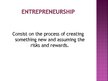 Presentations 'E-entrepreneurship', 3.